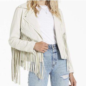 NWT Dear John Denim - TALIN FRINGED BONE JACKET